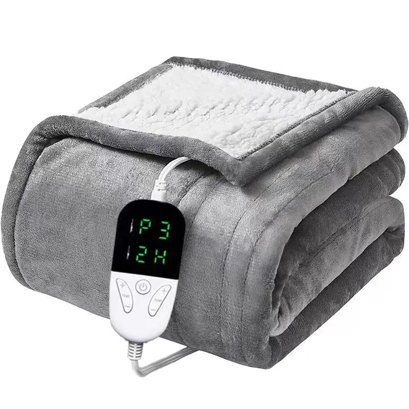 Electric Heated Throw Blanket with Timer